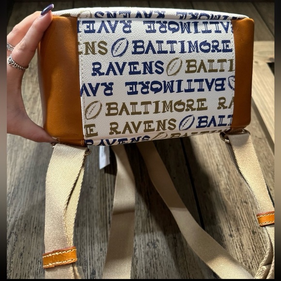 Dooney & Bourke Baltimore Ravens backpack - Picture 2 of 10